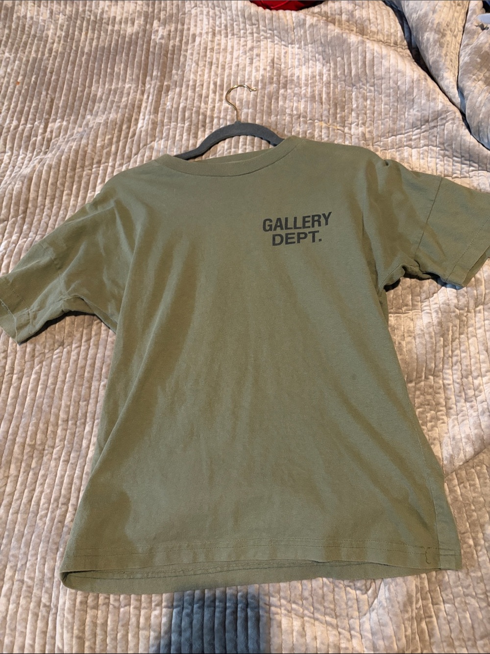 Gallery Dept Olive Green Logo Tee